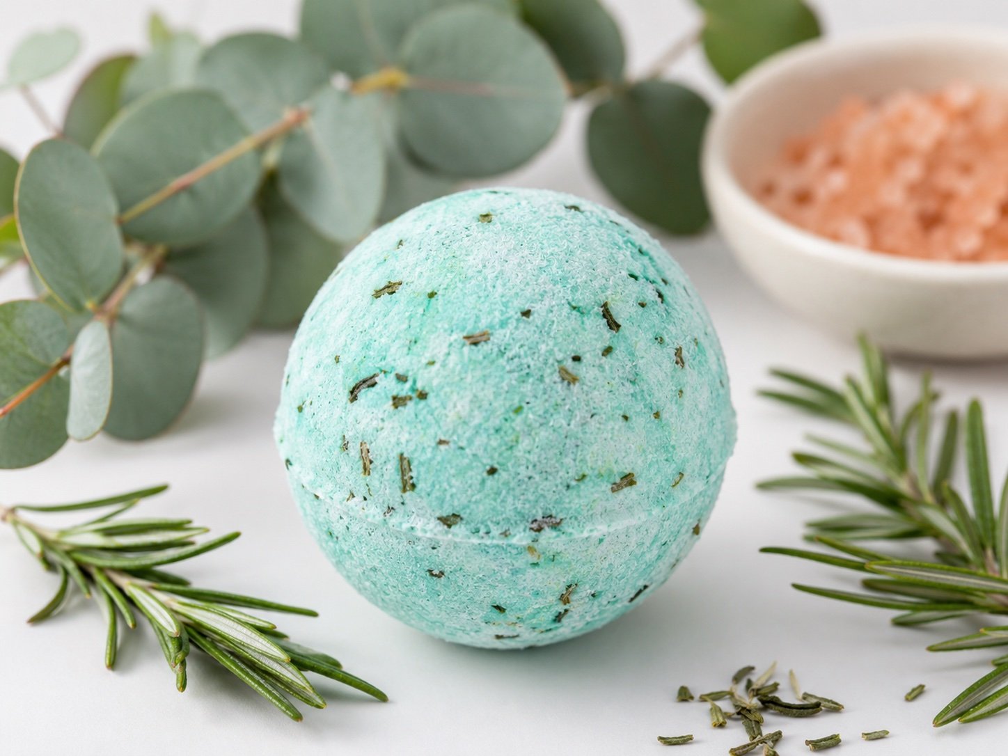 Green Revival botanical bath bomb by Aconchego